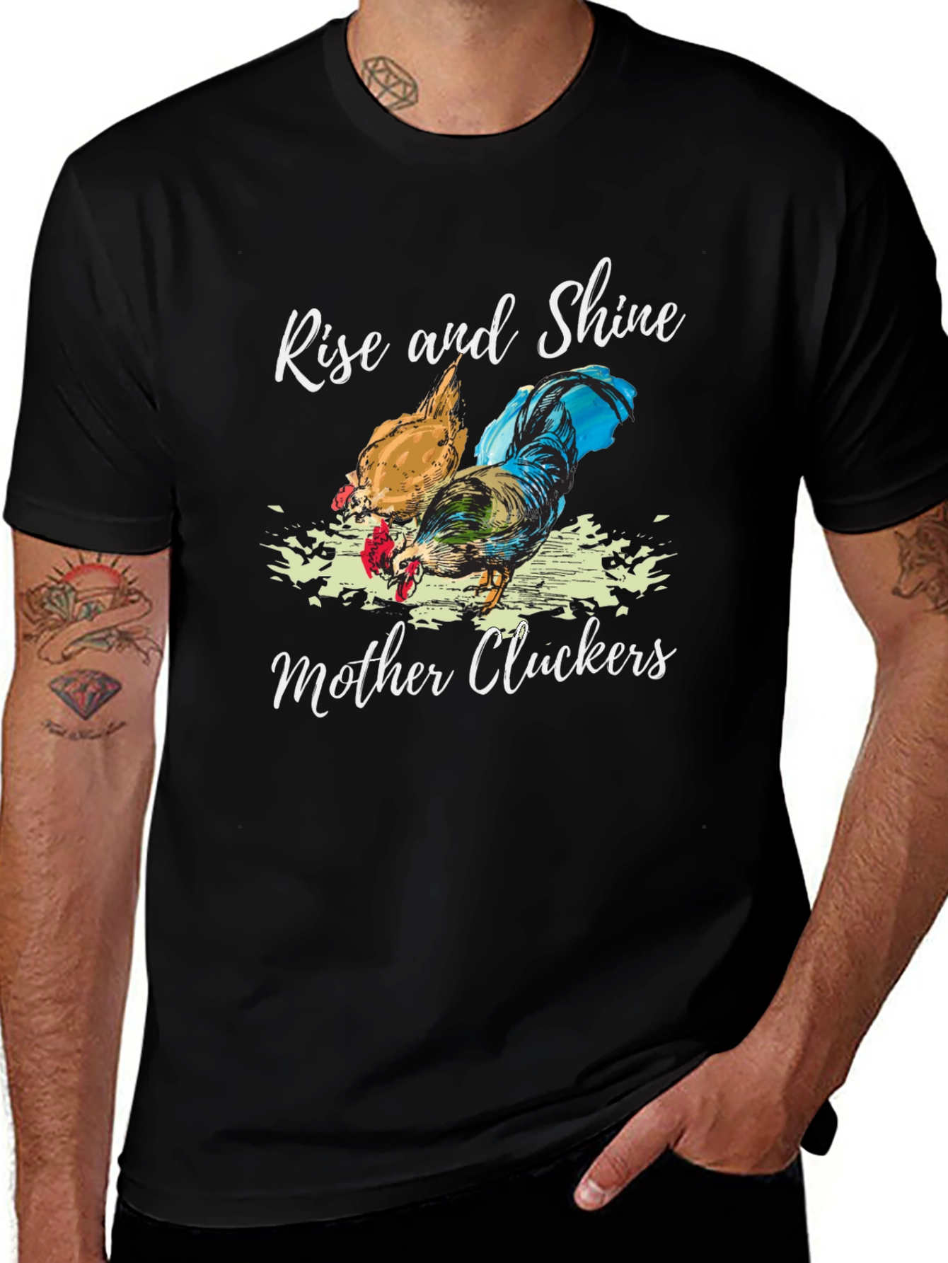 Rise and Shine Mother Cluckers Graphic Tee