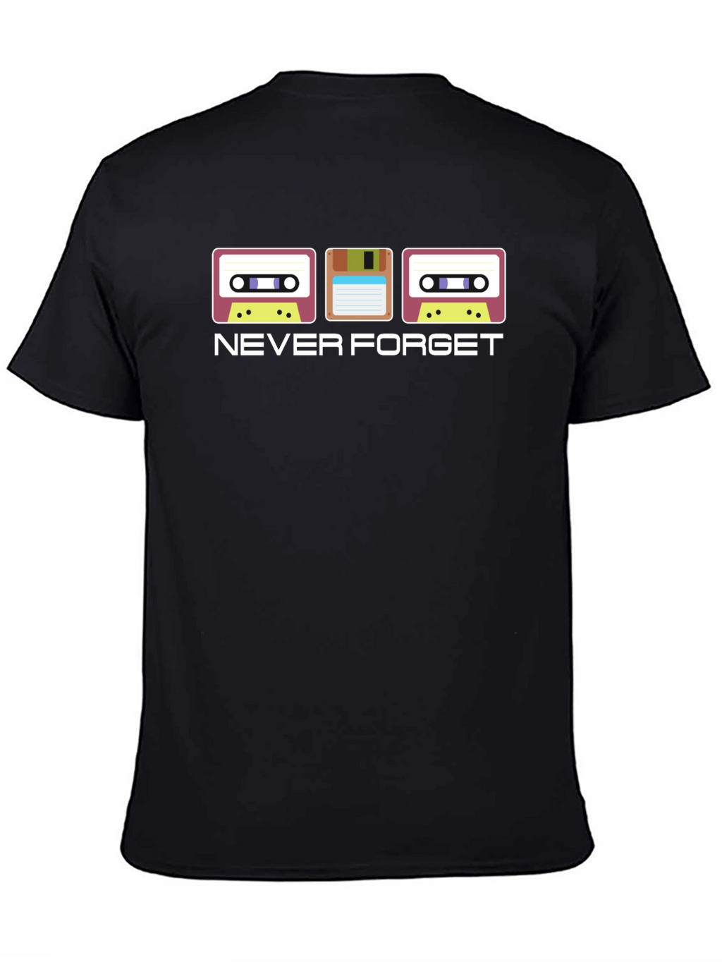 Retro Never Forget T-Shirt - Classic Media Design