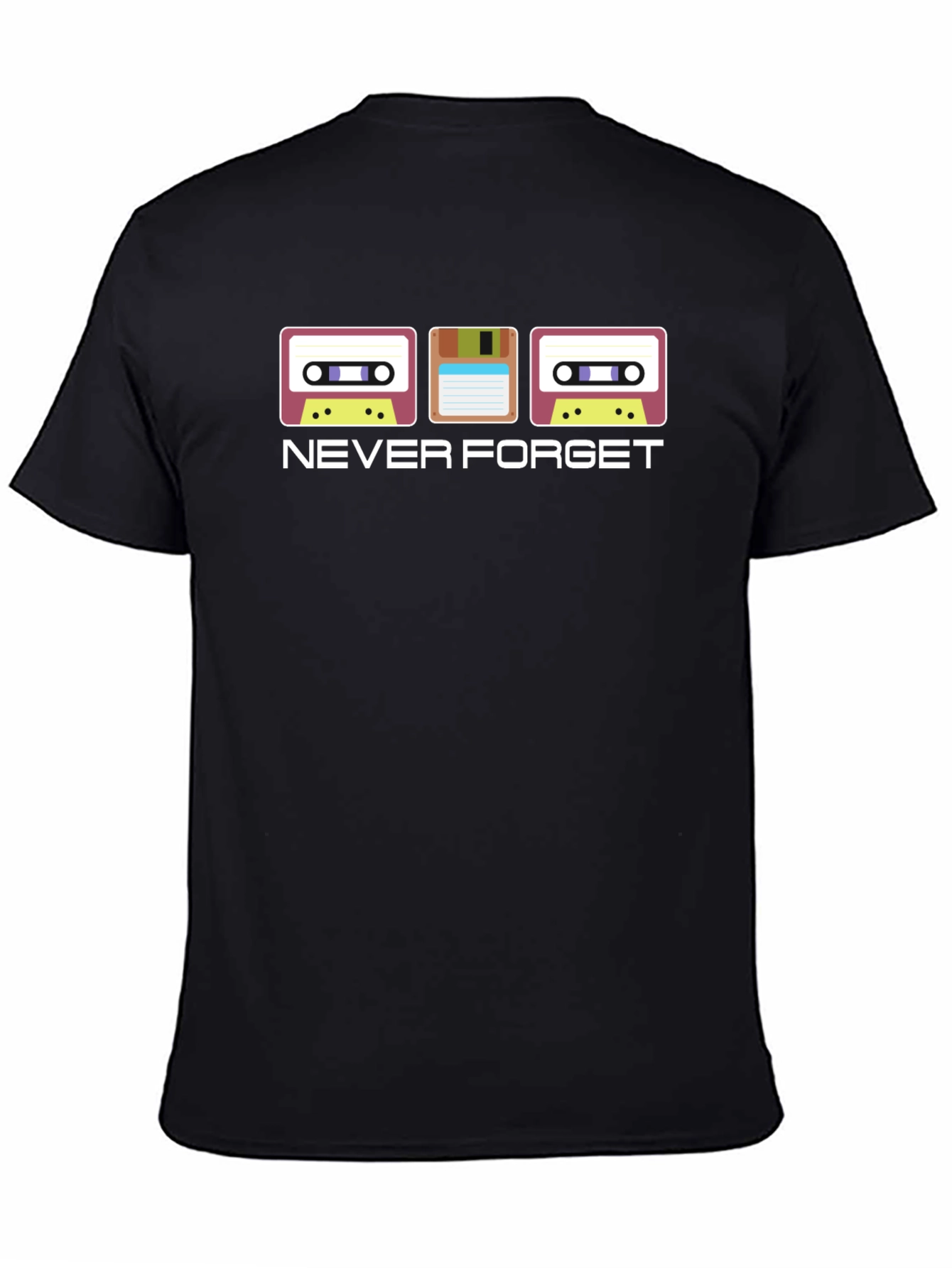 Retro Never Forget T-Shirt - Classic Media Design