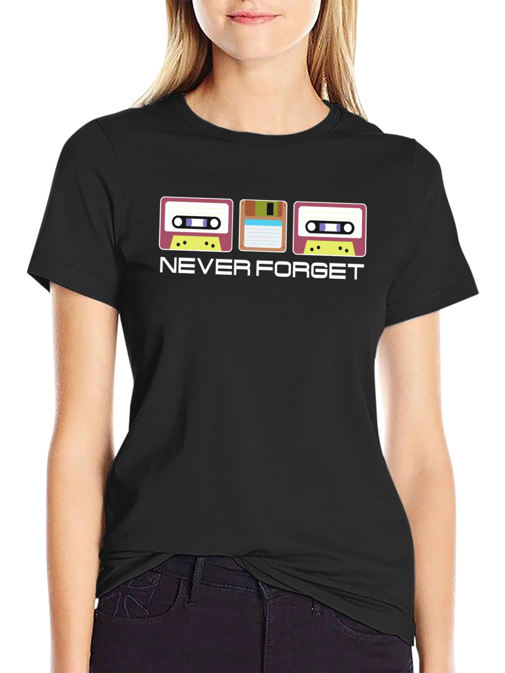 Retro Never Forget T-Shirt - Classic Media Design