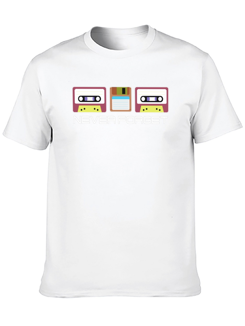 Retro Never Forget T-Shirt - Classic Media Design