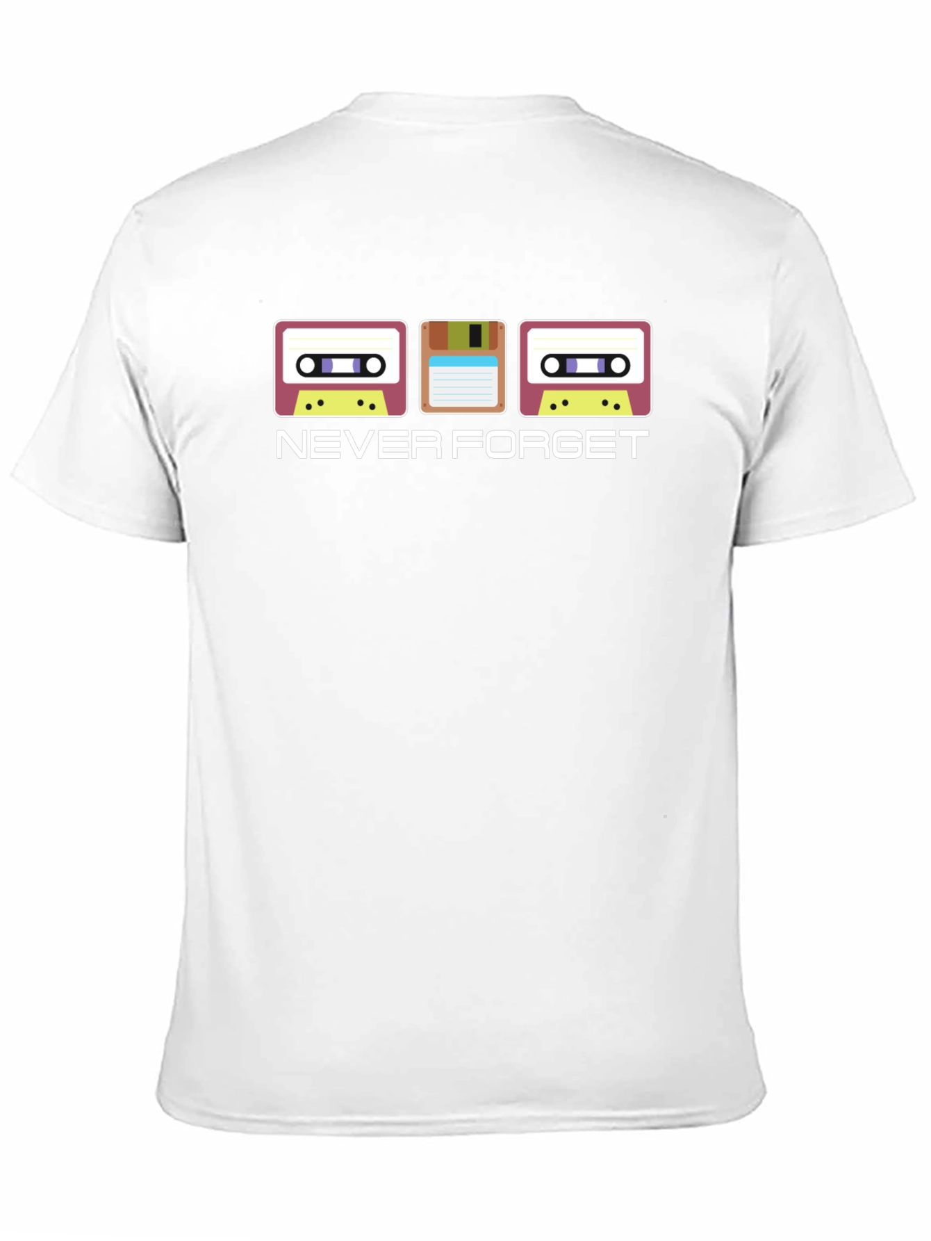 Retro Never Forget T-Shirt - Classic Media Design