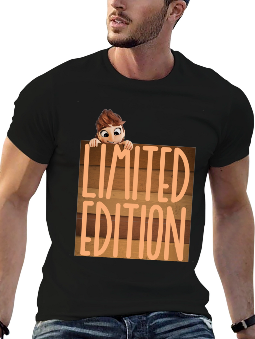 Limited Edition Cartoon Character Graphic Tee