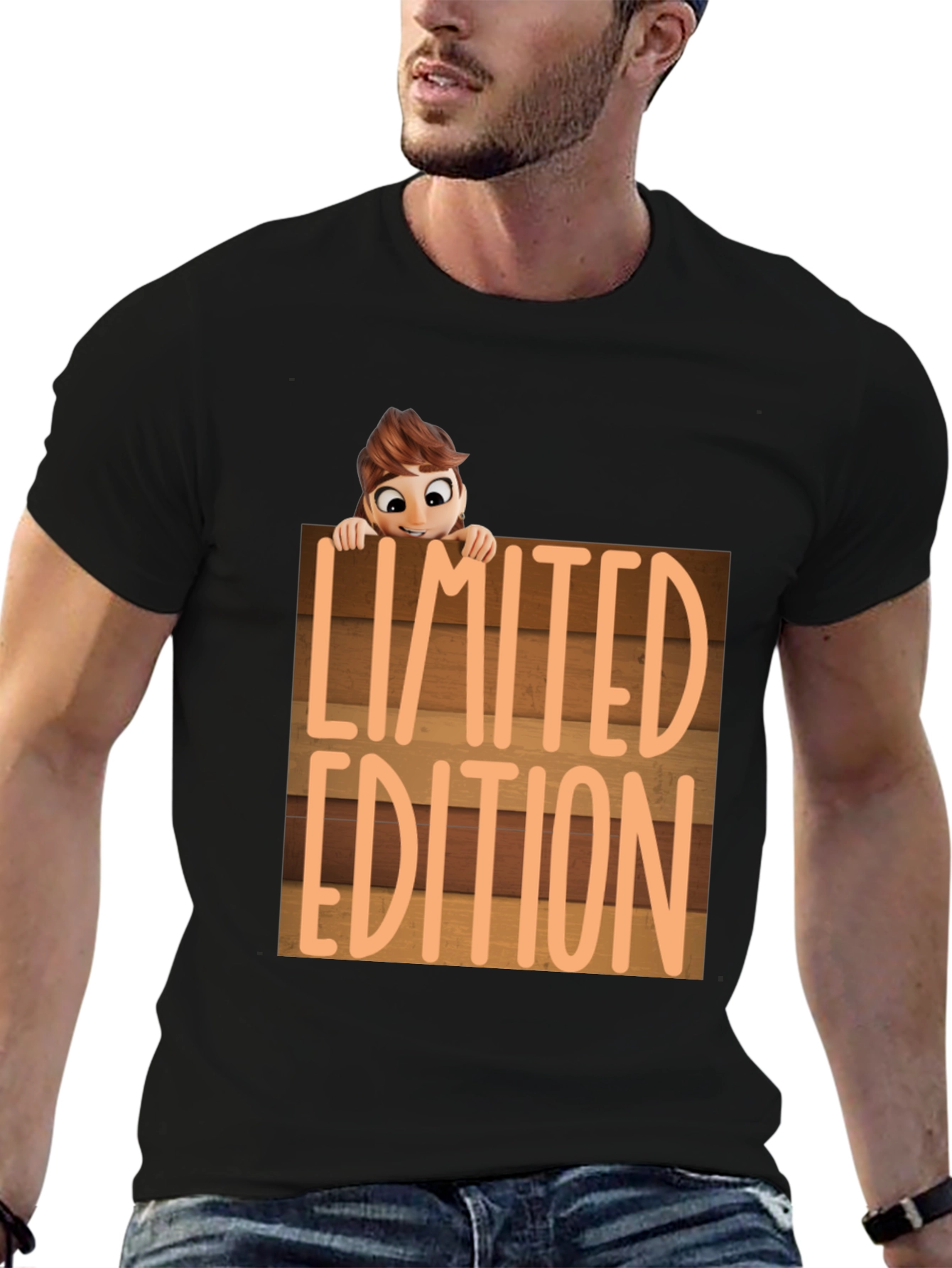Limited Edition Cartoon Character Graphic Tee