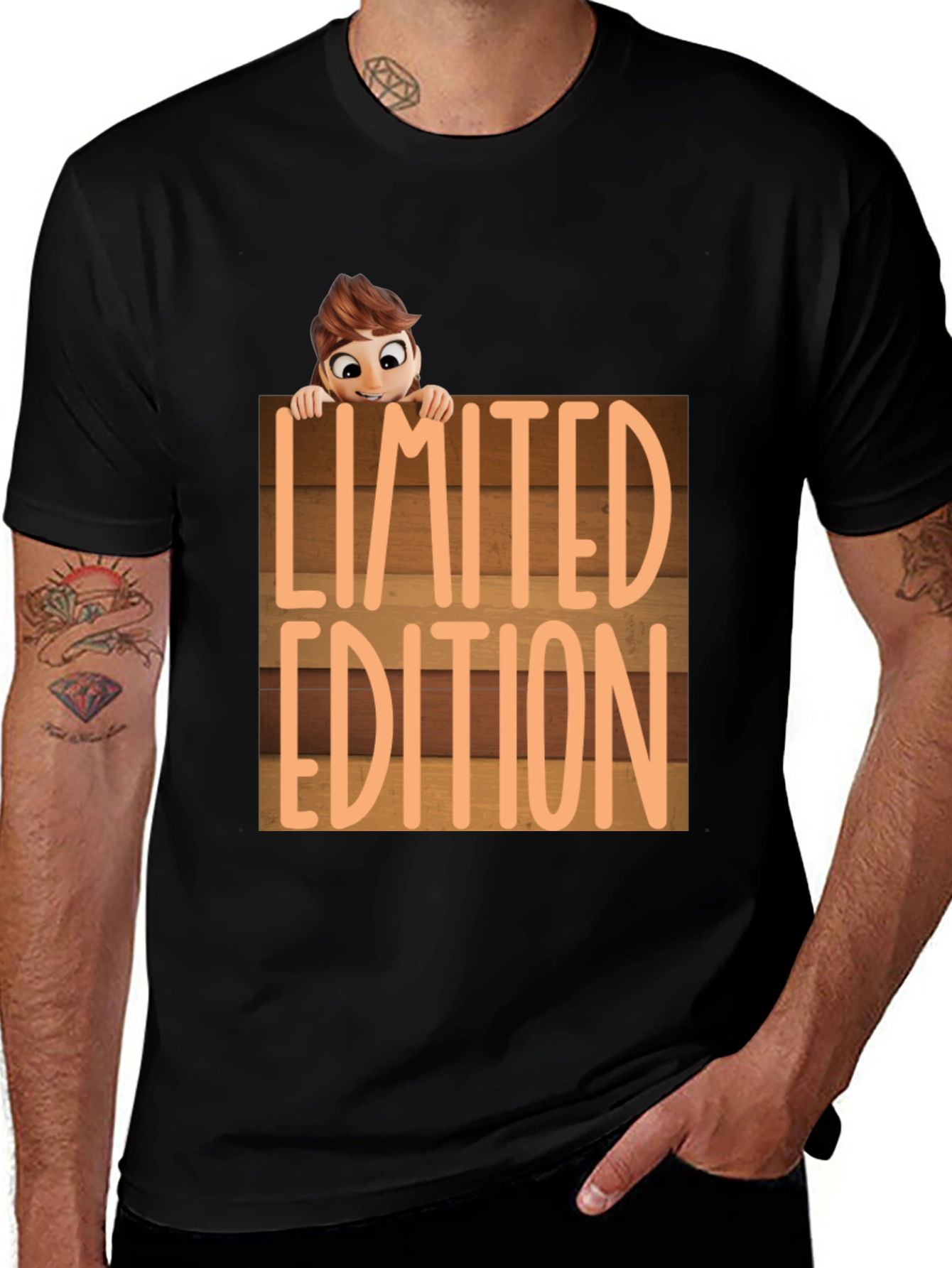 Limited Edition Cartoon Character Graphic Tee