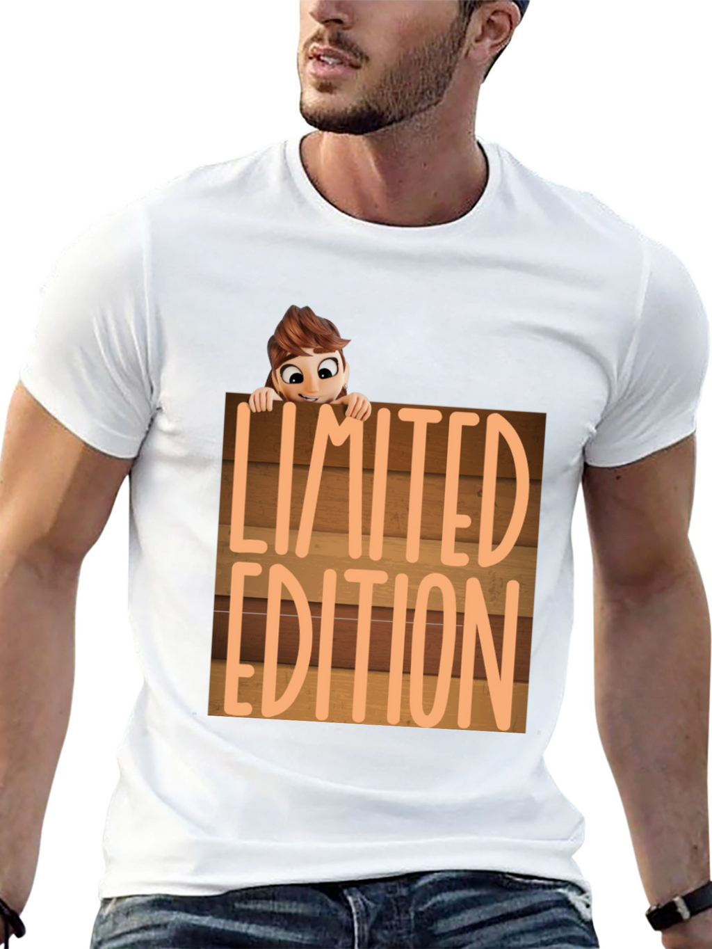 Limited Edition Cartoon Character Graphic Tee