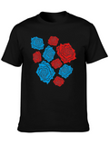 Rose Print T-Shirt - Stylish Casual Wear