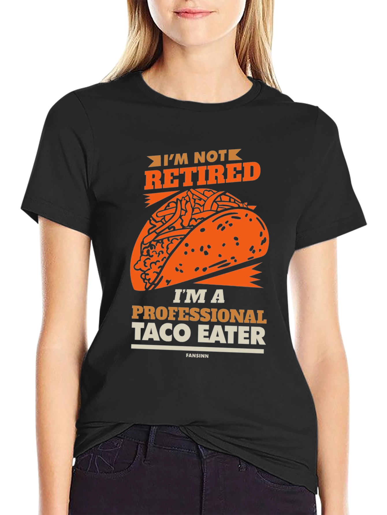 Funny Taco Eater T-Shirt - Im Not Retired