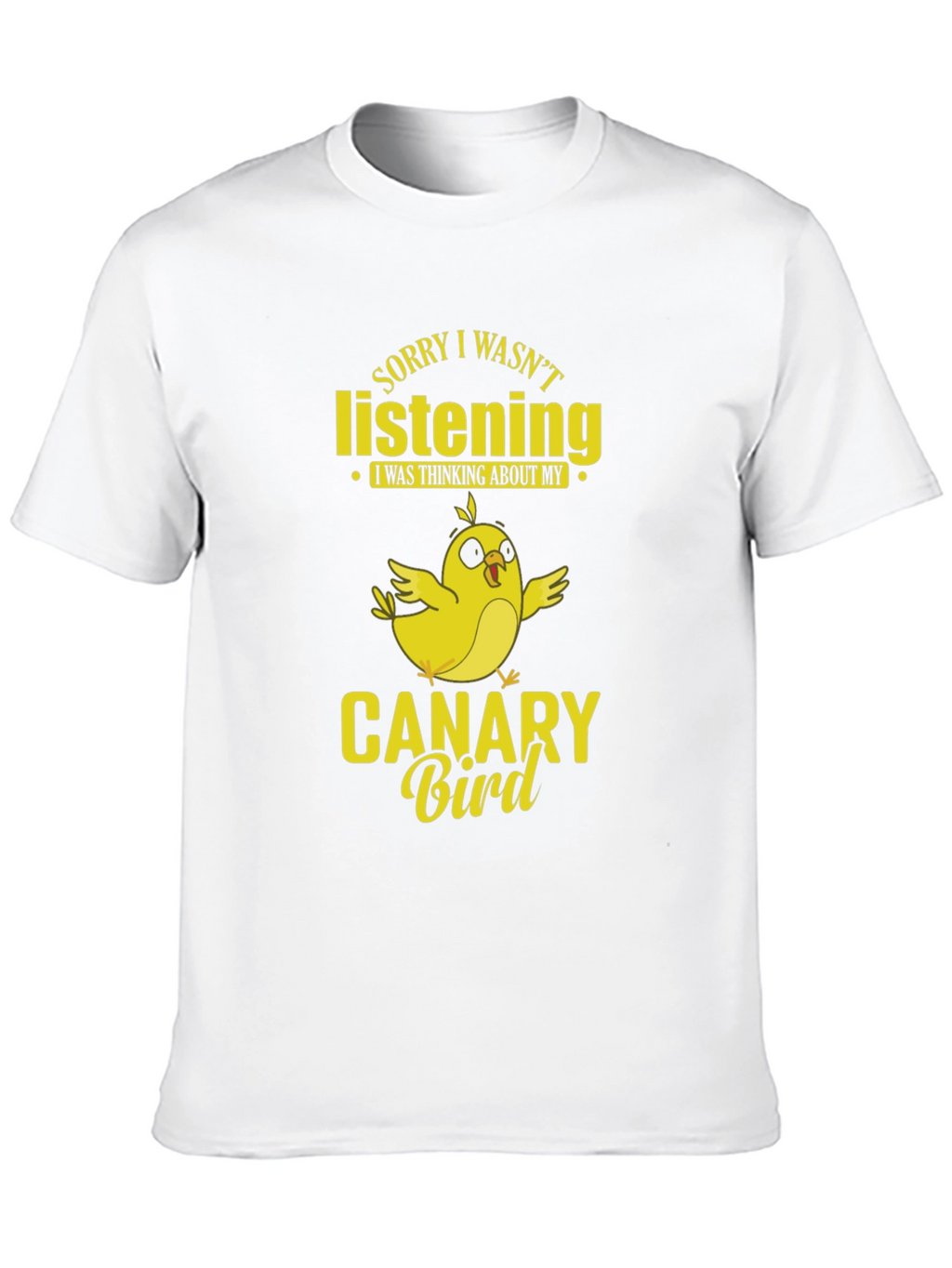 Canary Bird T-Shirt Funny Bird Lover Tee