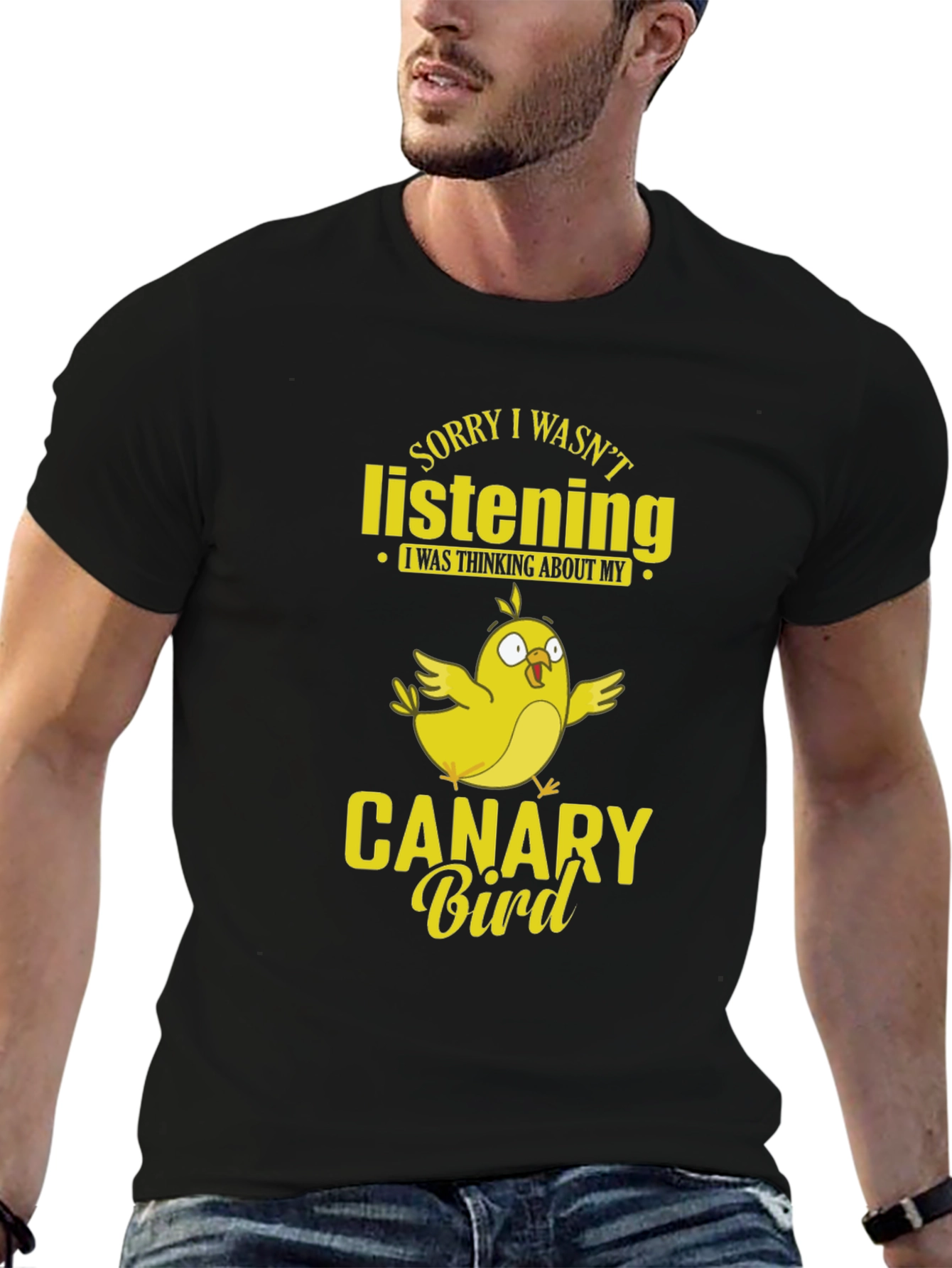 Canary Bird T-Shirt Funny Bird Lover Tee