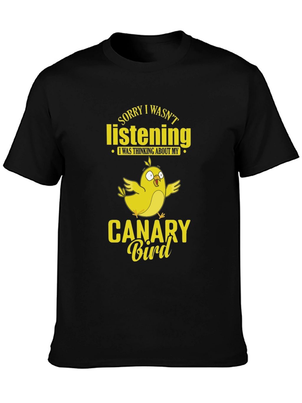 Canary Bird T-Shirt Funny Bird Lover Tee