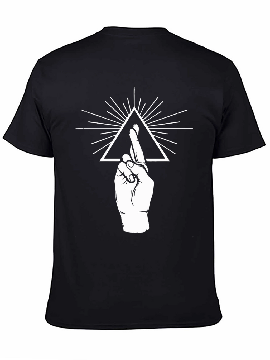 Symbolic Graphic Print Tee - Black