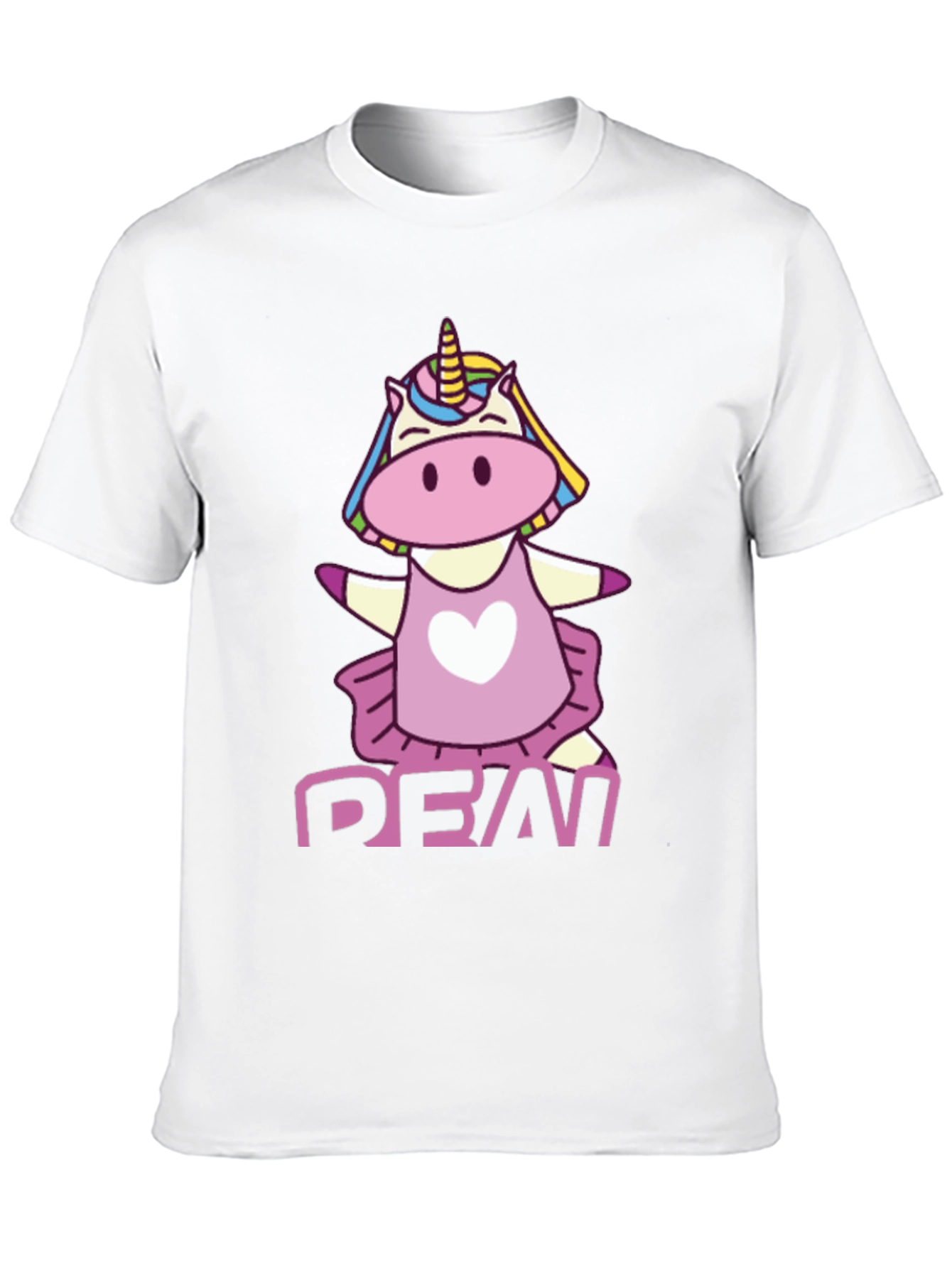 Unicorn Demi Graphic Black T-Shirt