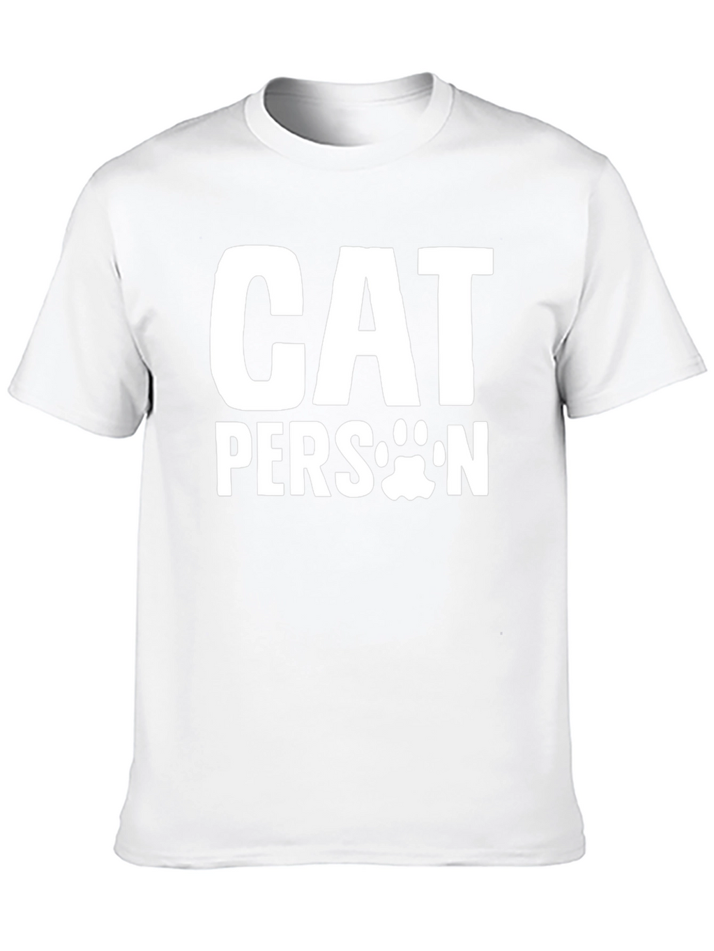 Cat Person T-Shirt - Unisex Black Tee