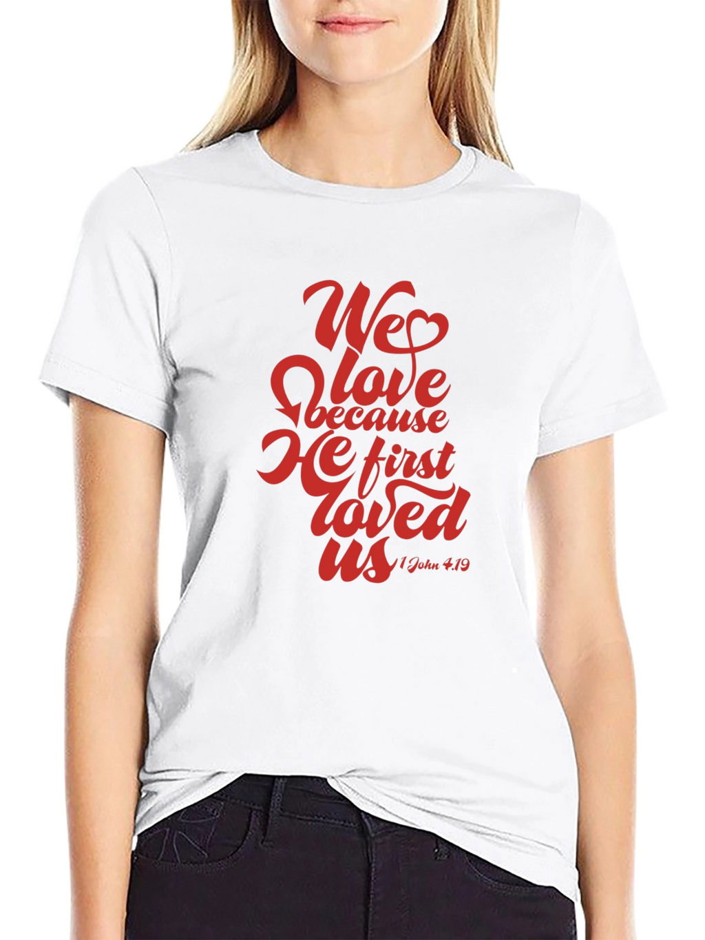 We Love Graphic Tee - Christian Faith T-Shirt