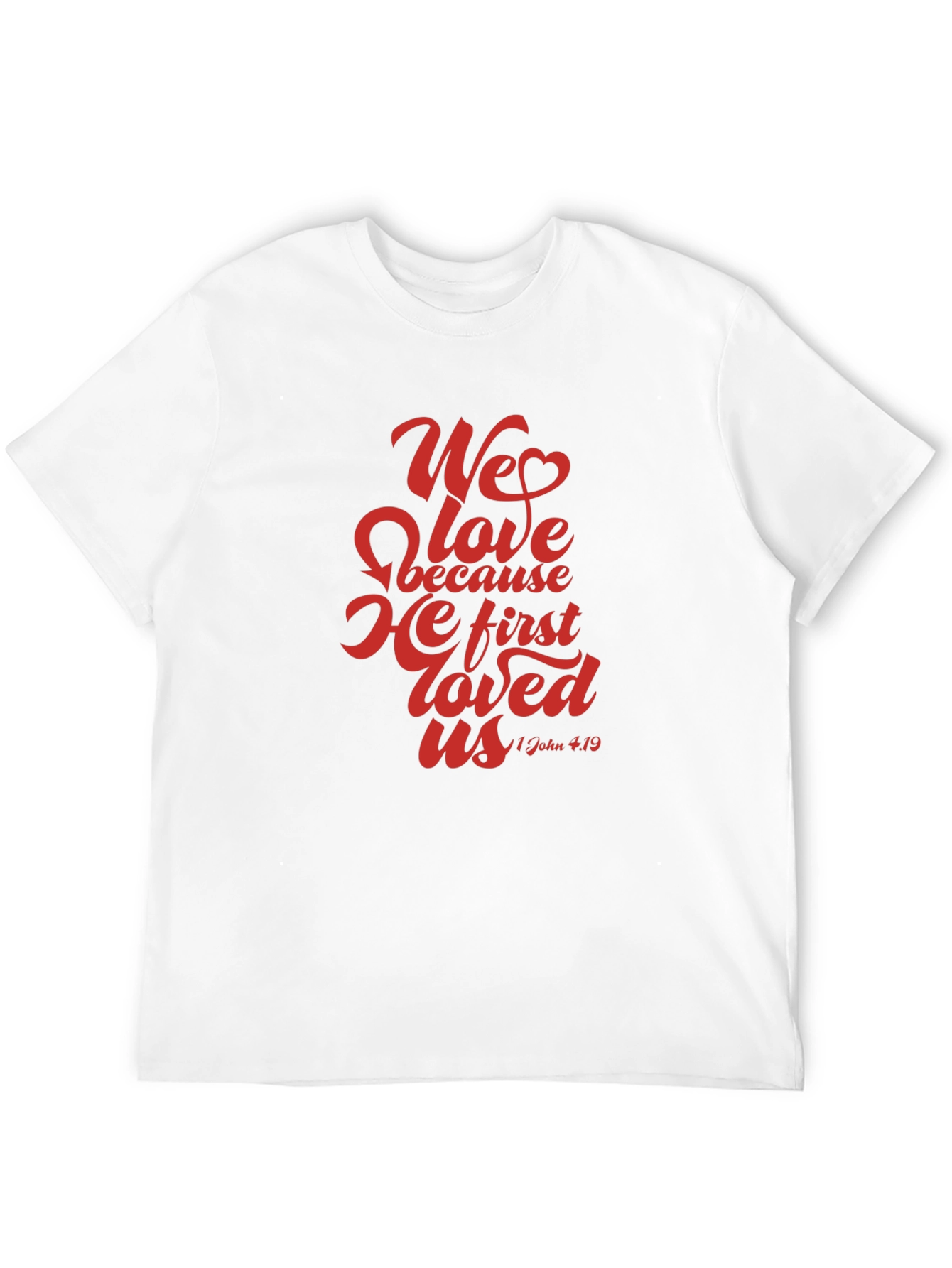 We Love Graphic Tee - Christian Faith T-Shirt