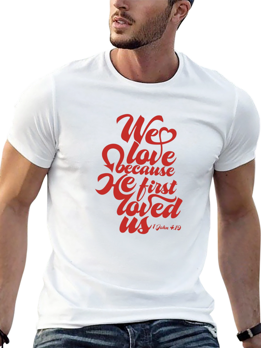 We Love Graphic Tee - Christian Faith T-Shirt