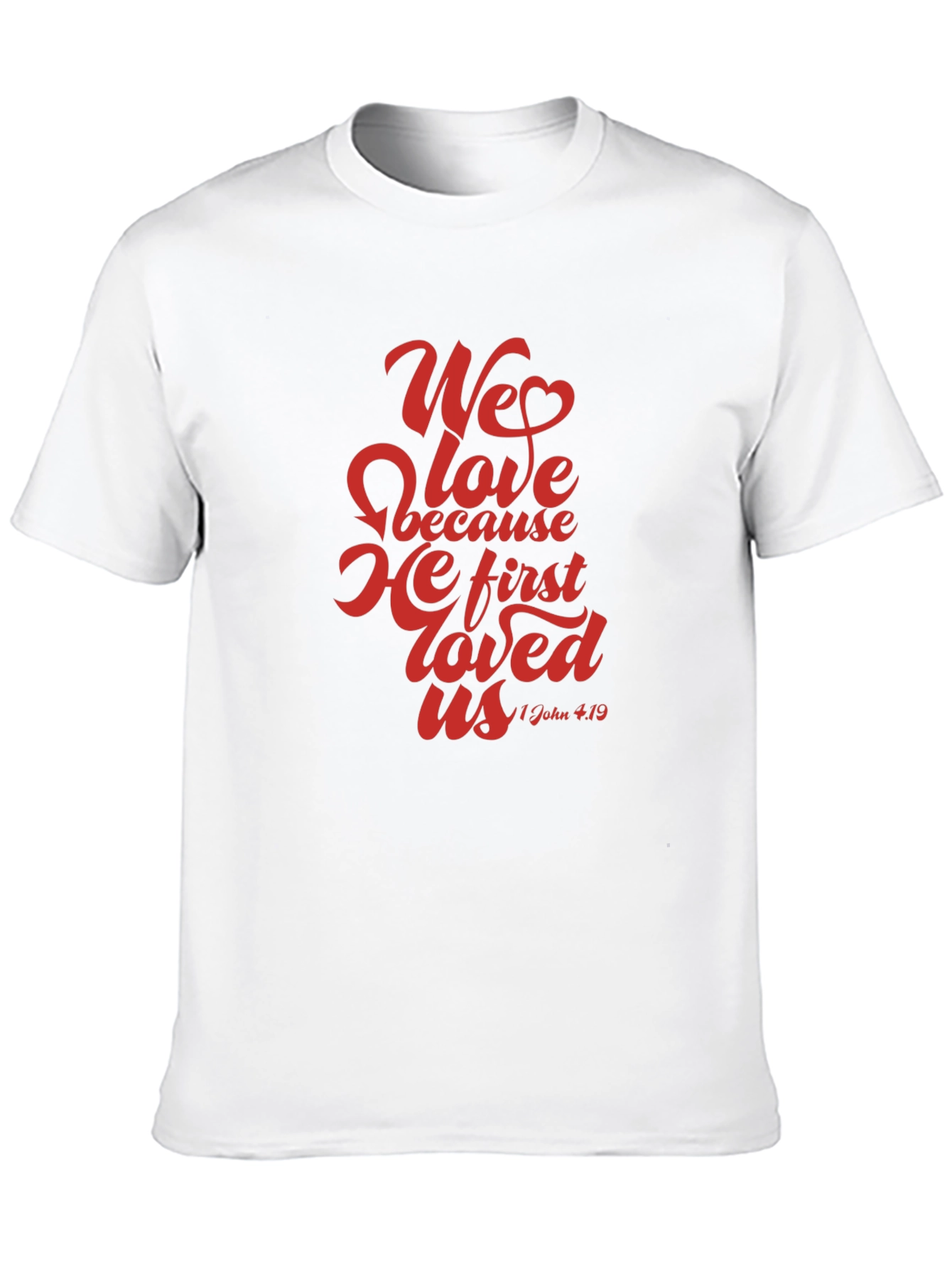 We Love Graphic Tee - Christian Faith T-Shirt