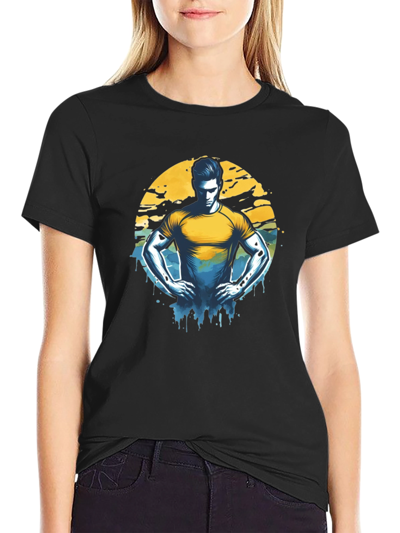 Graphic T-Shirt - Man Illustration