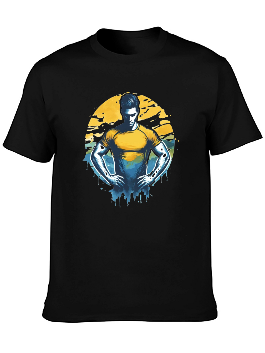Graphic T-Shirt - Man Illustration