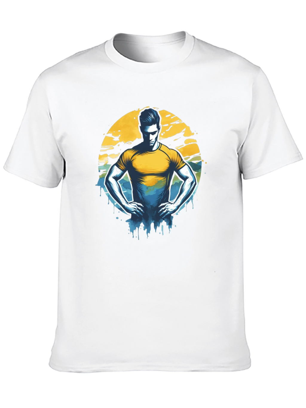 Graphic T-Shirt - Man Illustration