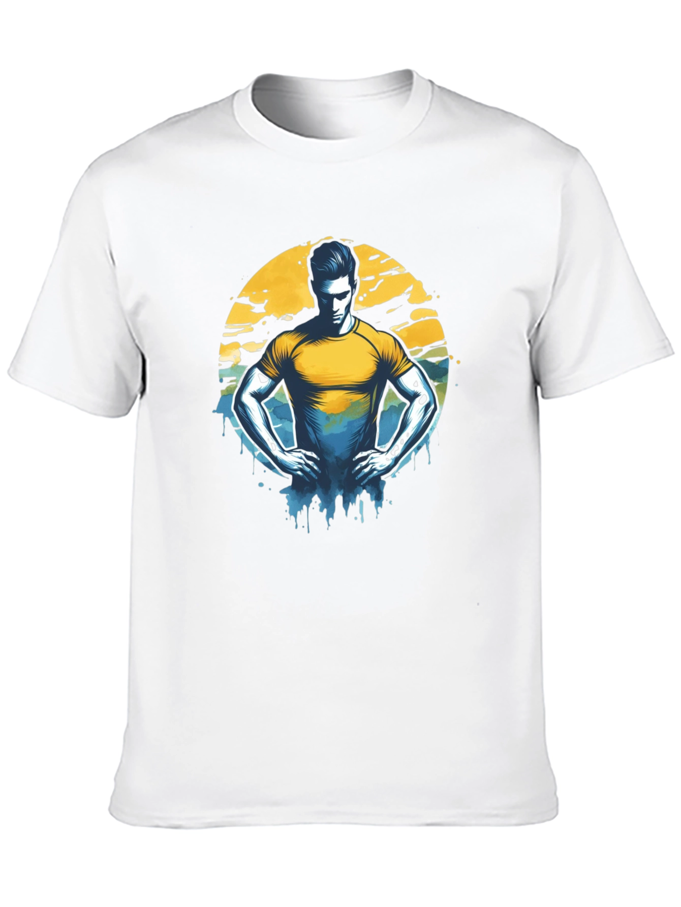 Graphic T-Shirt - Man Illustration