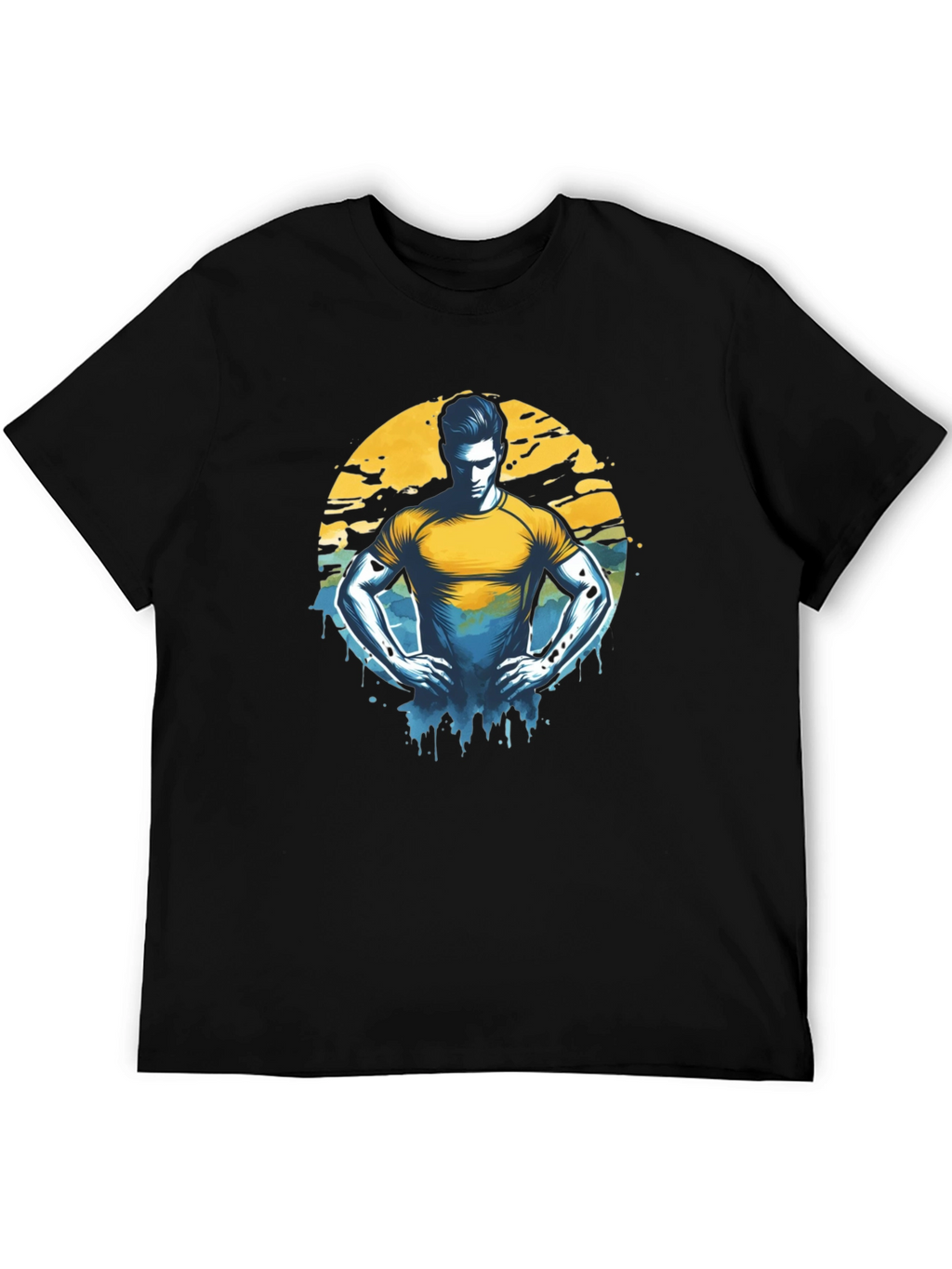 Graphic T-Shirt - Man Illustration