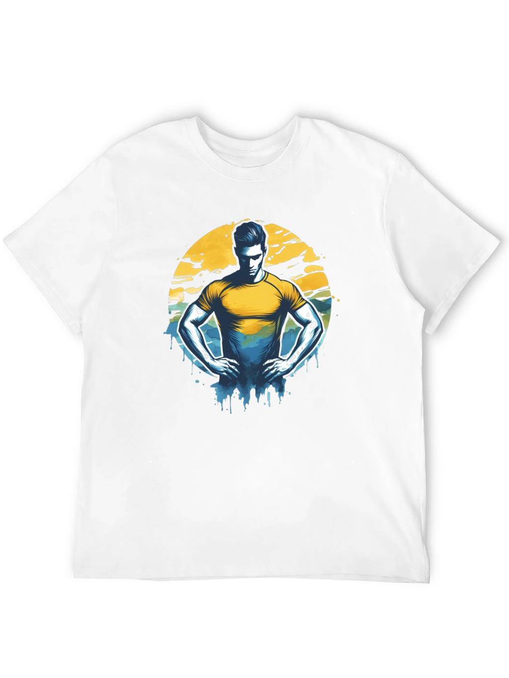 Graphic T-Shirt - Man Illustration