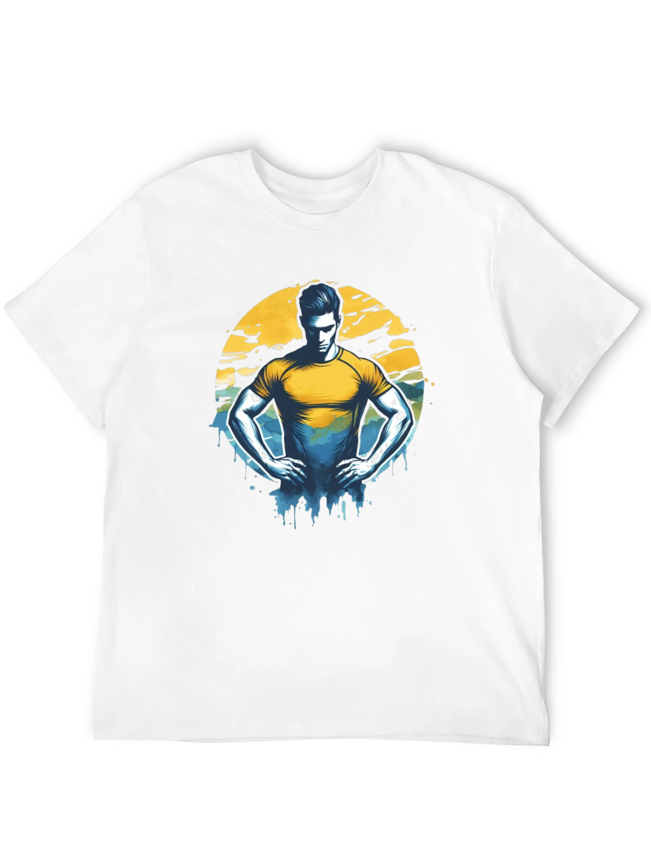 Graphic T-Shirt - Man Illustration