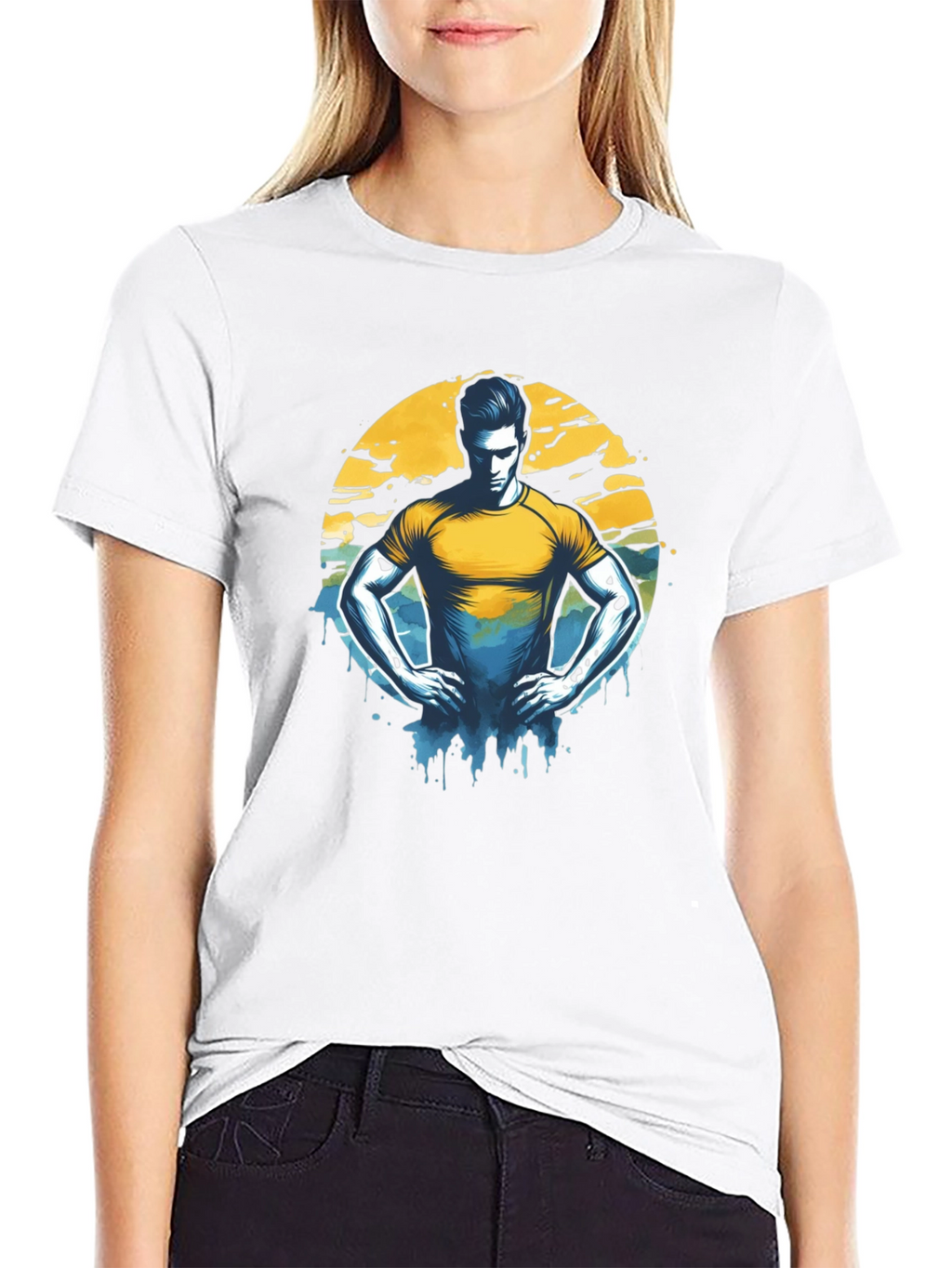 Graphic T-Shirt - Man Illustration