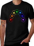 Rainbow Record Vinyl Music T-Shirt