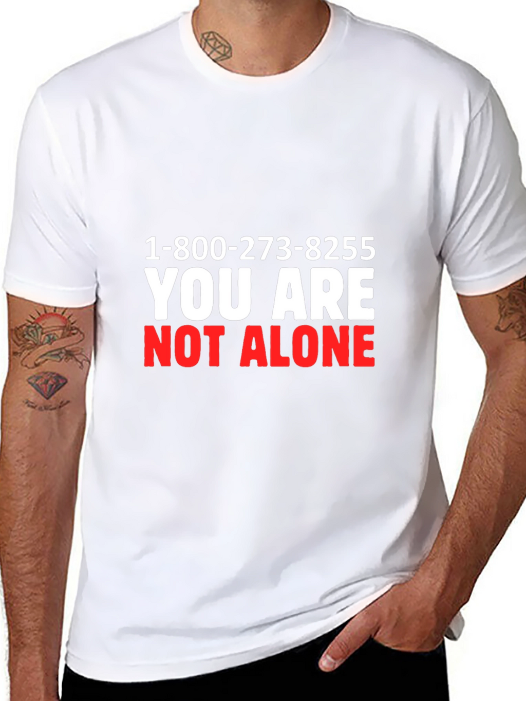 You Are Not Alone Tee