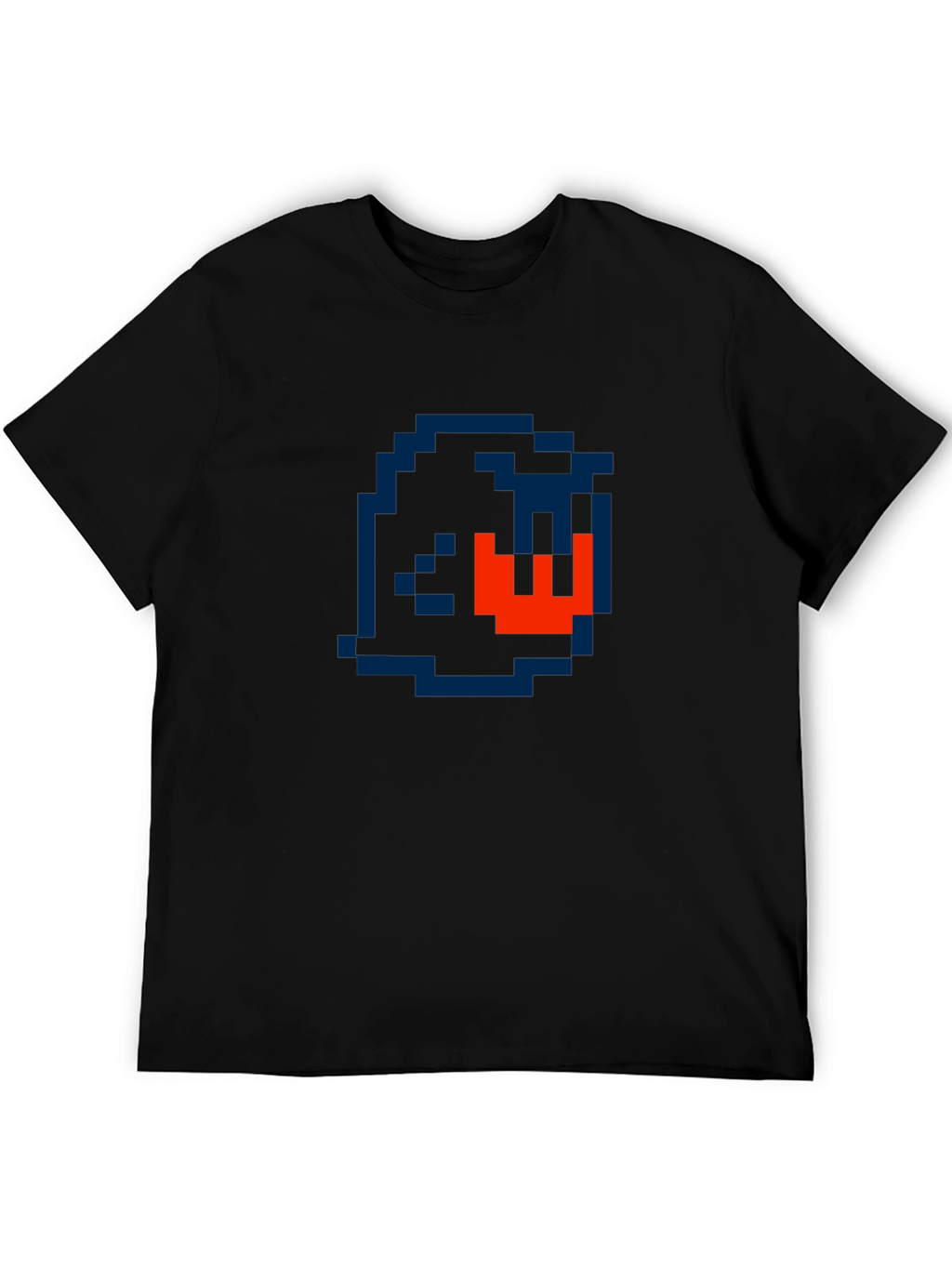Pixelated Ghost Graphic Tee - Retro Gaming Style