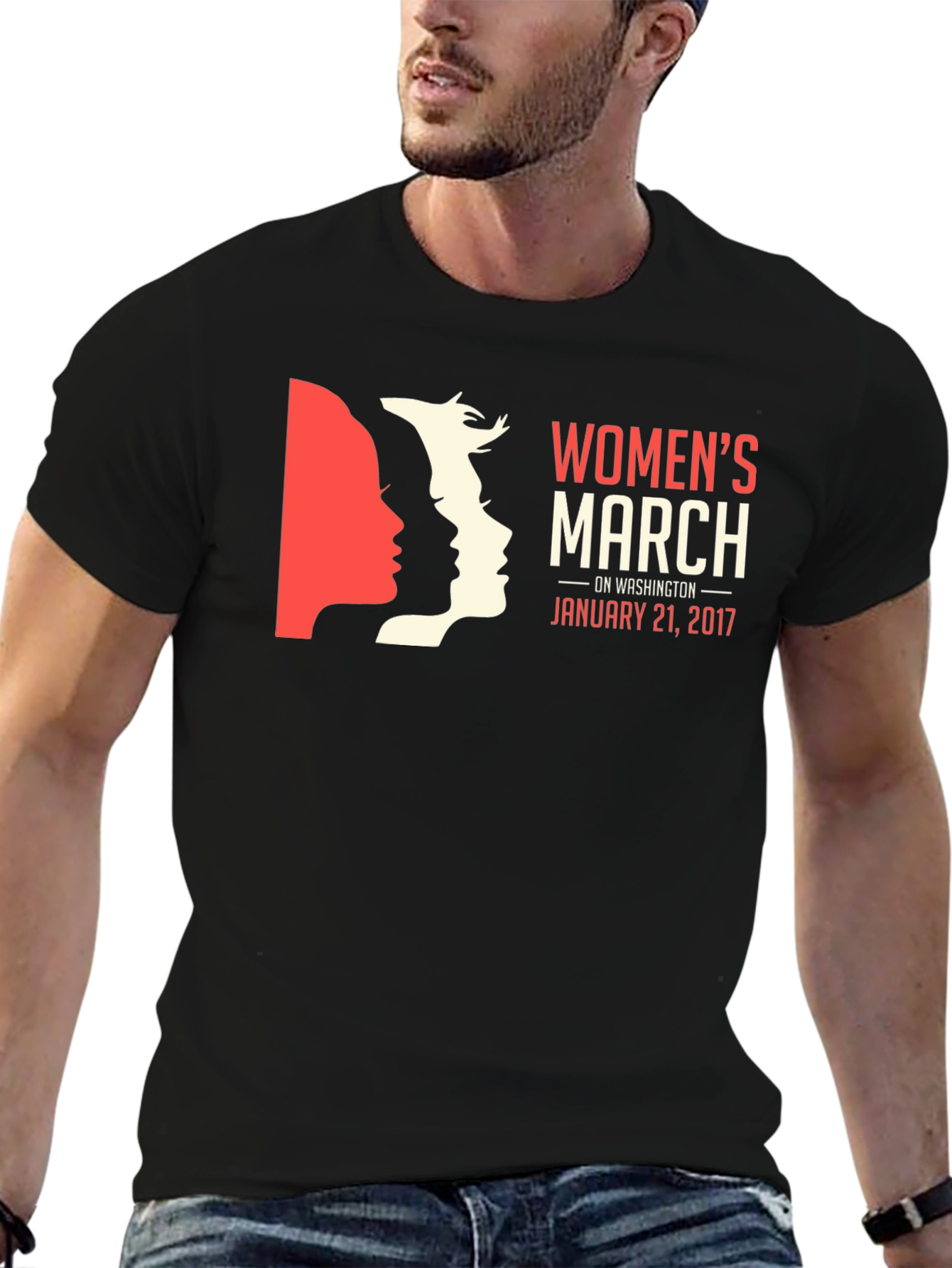 Womens March T-Shirt - January 21 2017