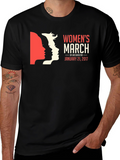 Womens March T-Shirt - January 21 2017
