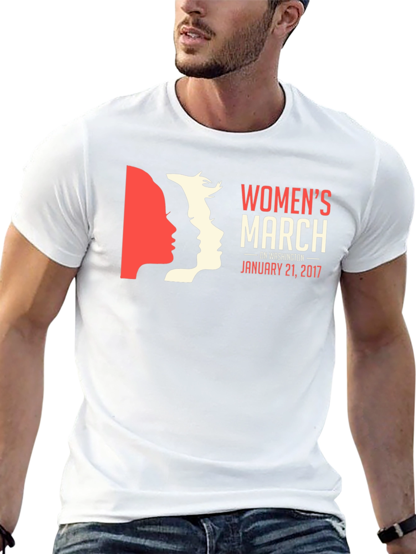 Womens March T-Shirt - January 21 2017