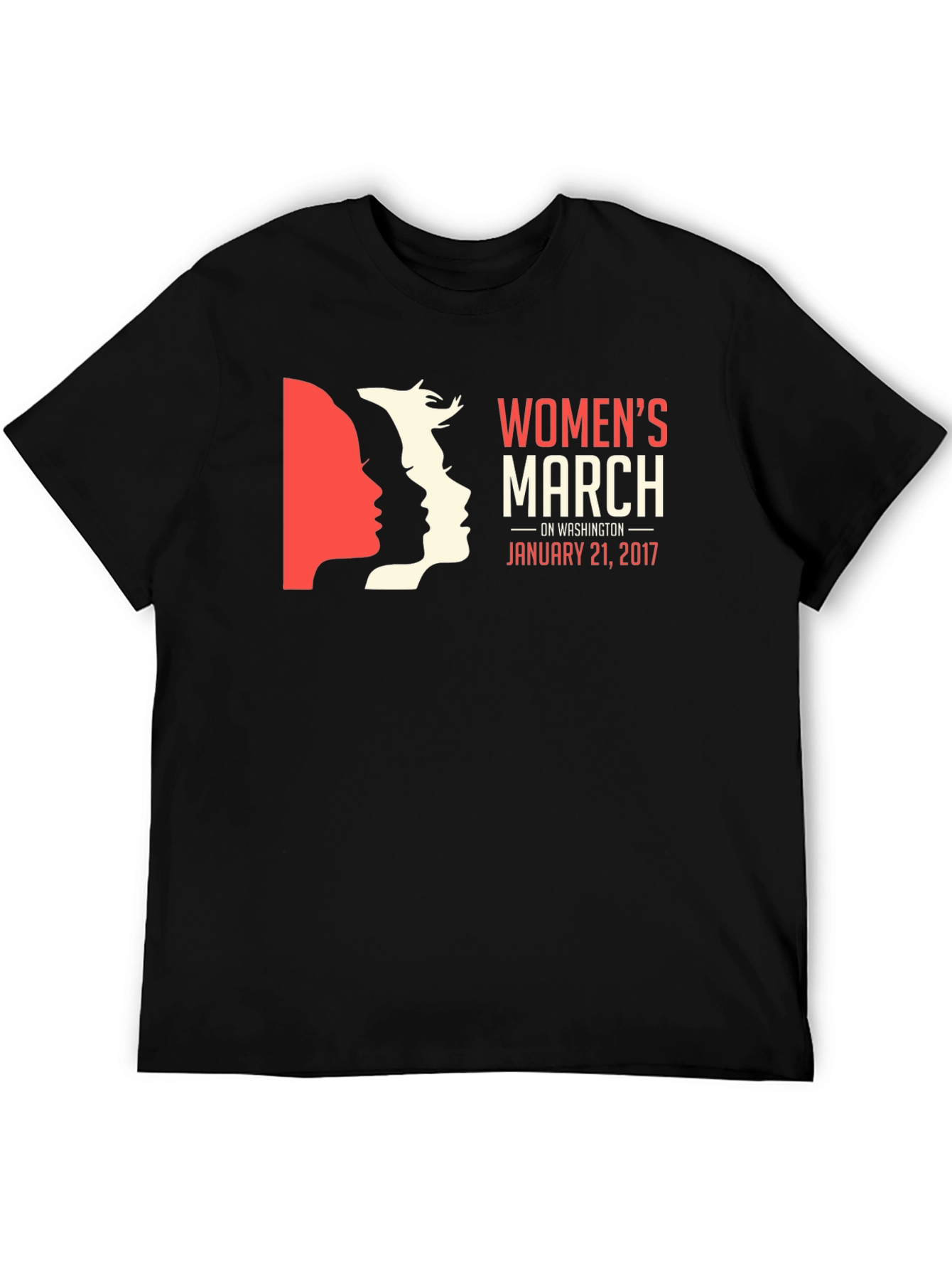 Womens March T-Shirt - January 21 2017