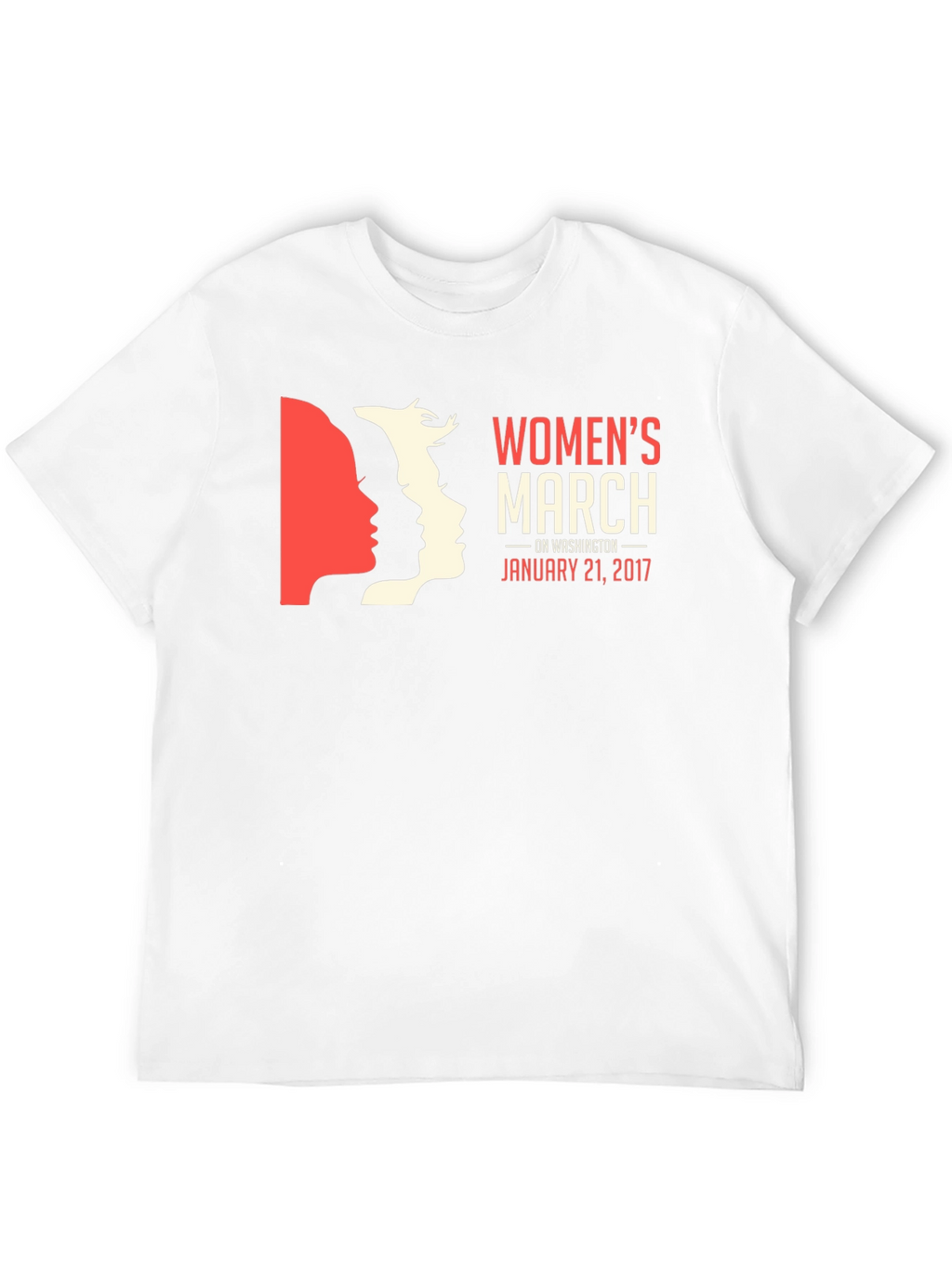 Womens March T-Shirt - January 21 2017
