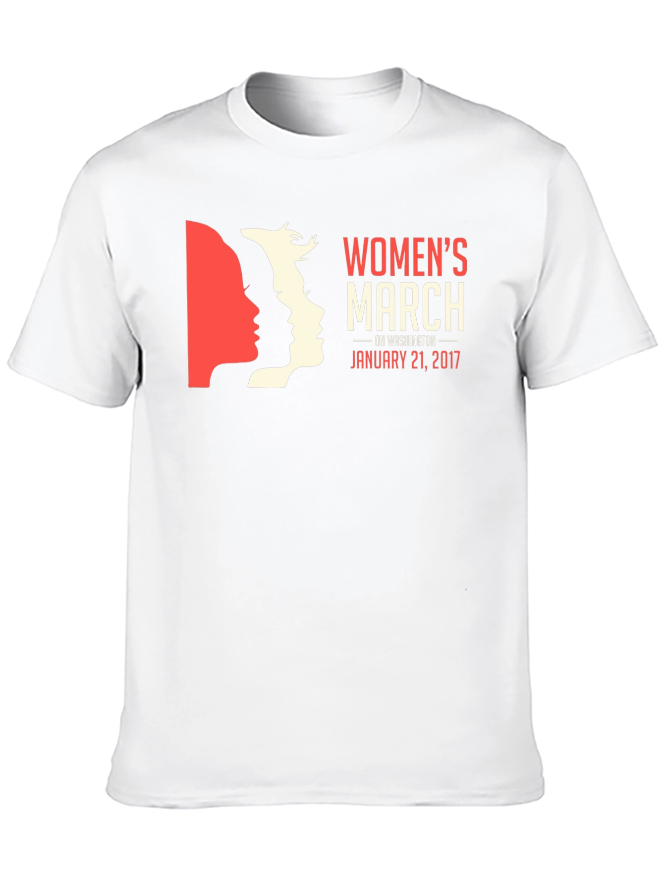 Womens March T-Shirt - January 21 2017