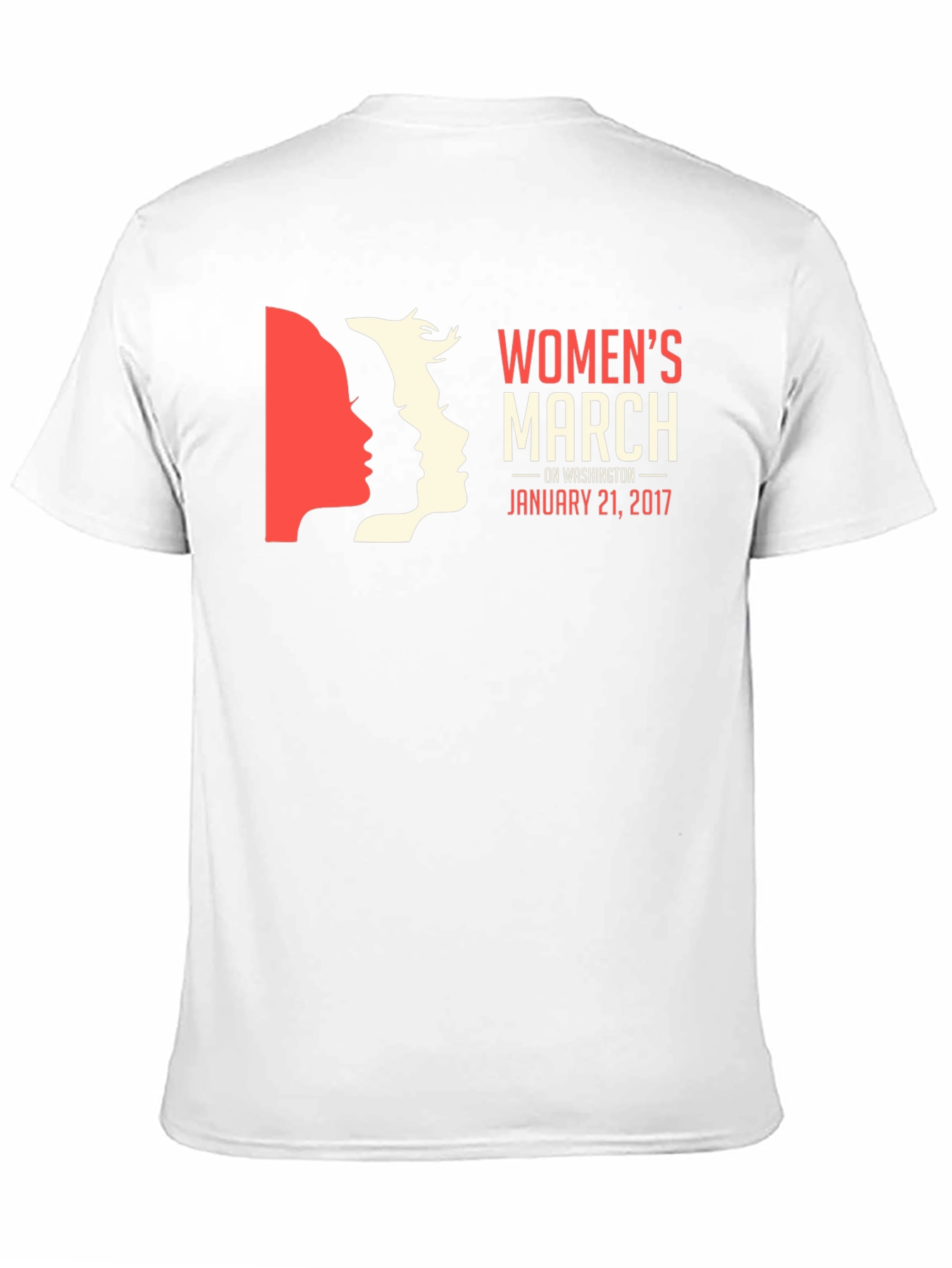 Womens March T-Shirt - January 21 2017