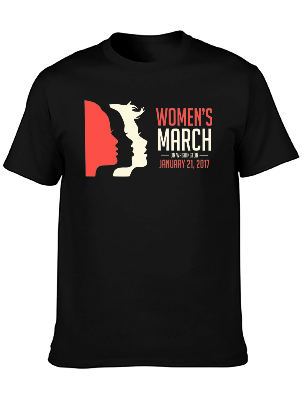 Womens March T-Shirt - January 21 2017
