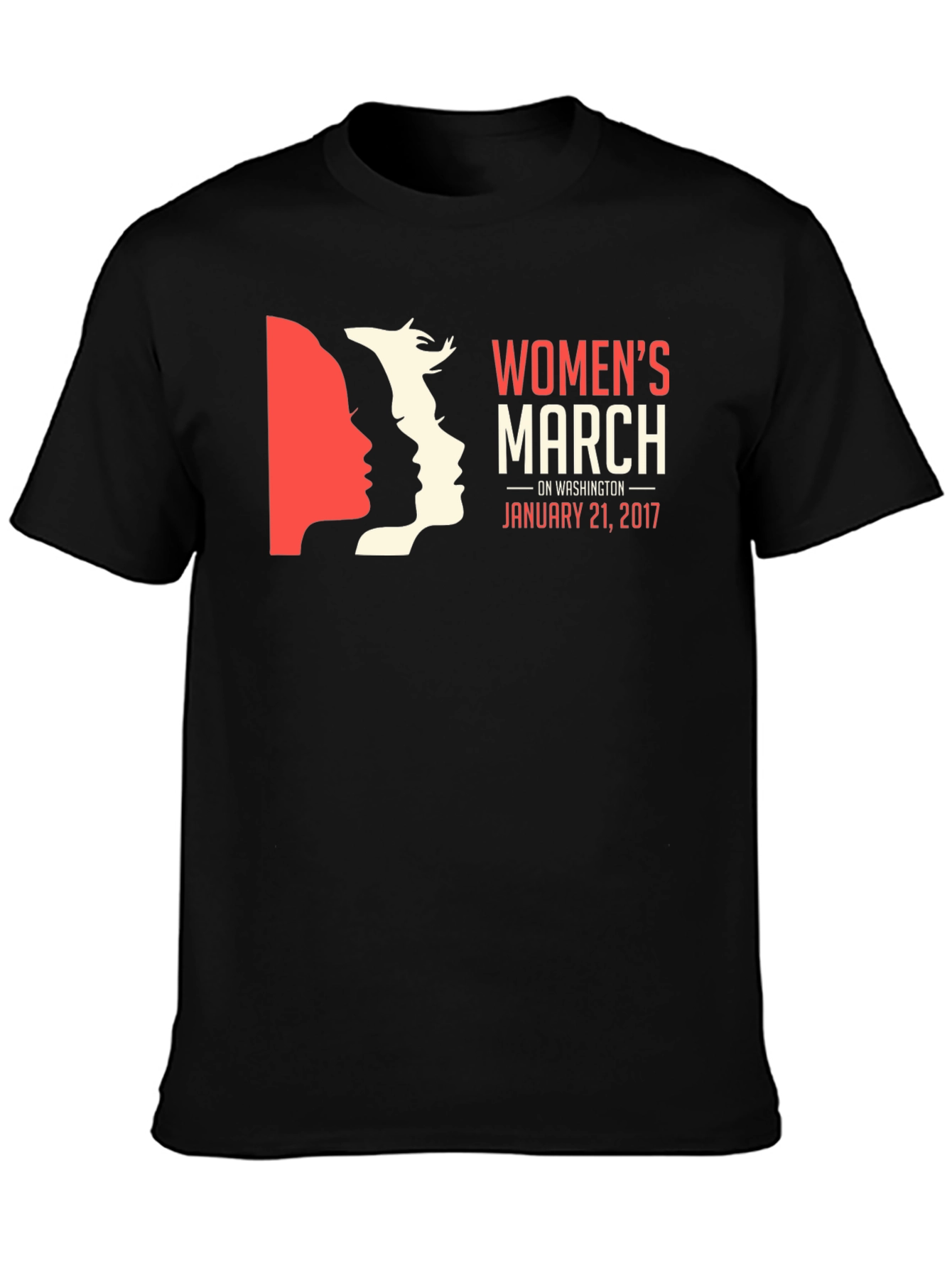 Womens March T-Shirt - January 21 2017