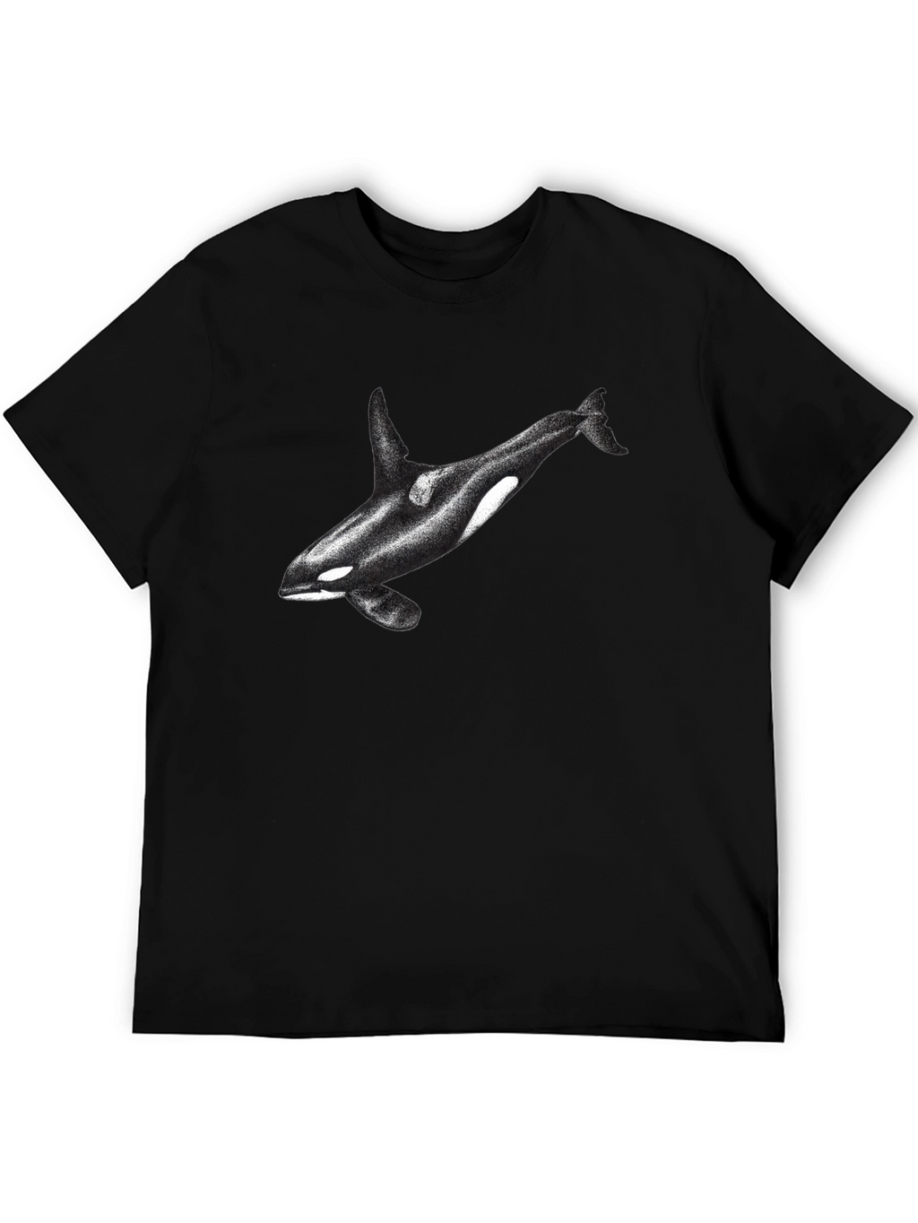 Orca Graphic Tee - Black Cotton Blend