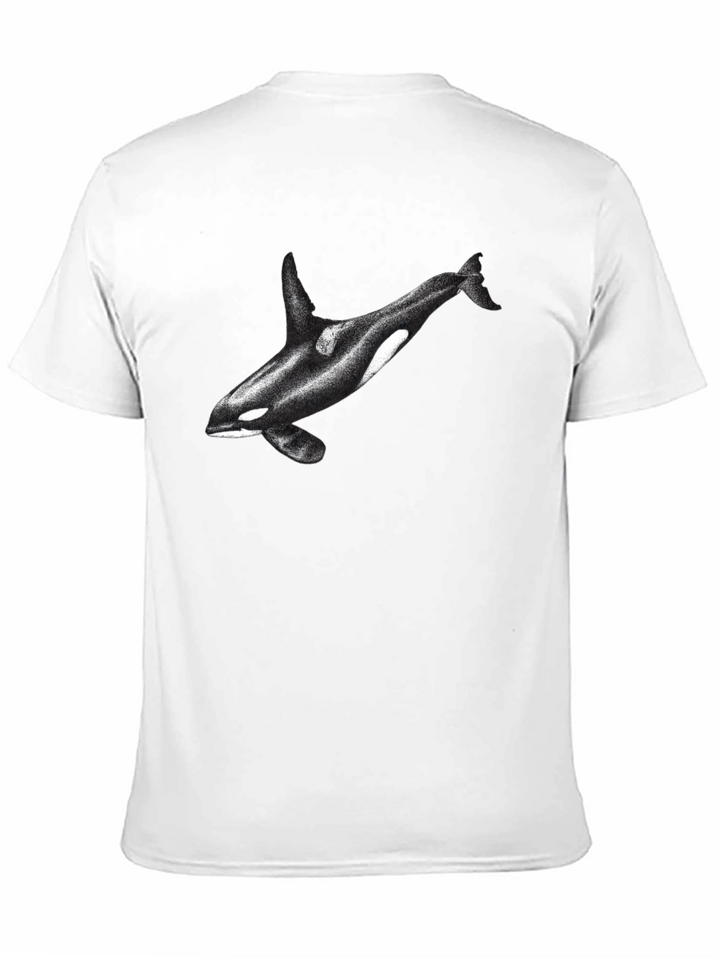 Orca Graphic Tee - Black Cotton Blend