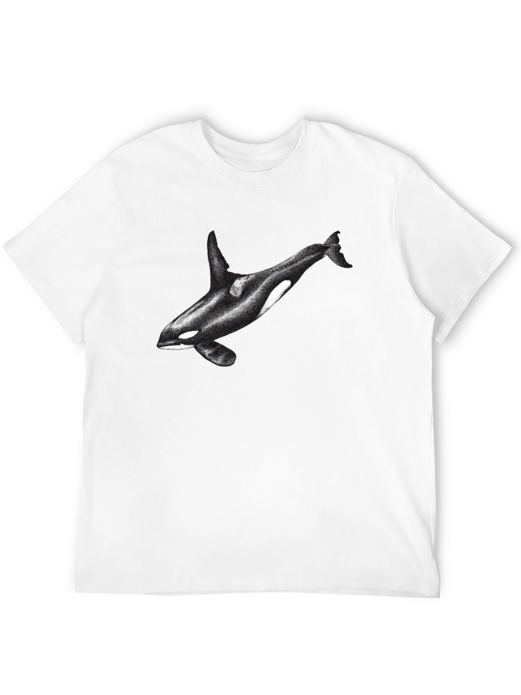 Orca Graphic Tee - Black Cotton Blend