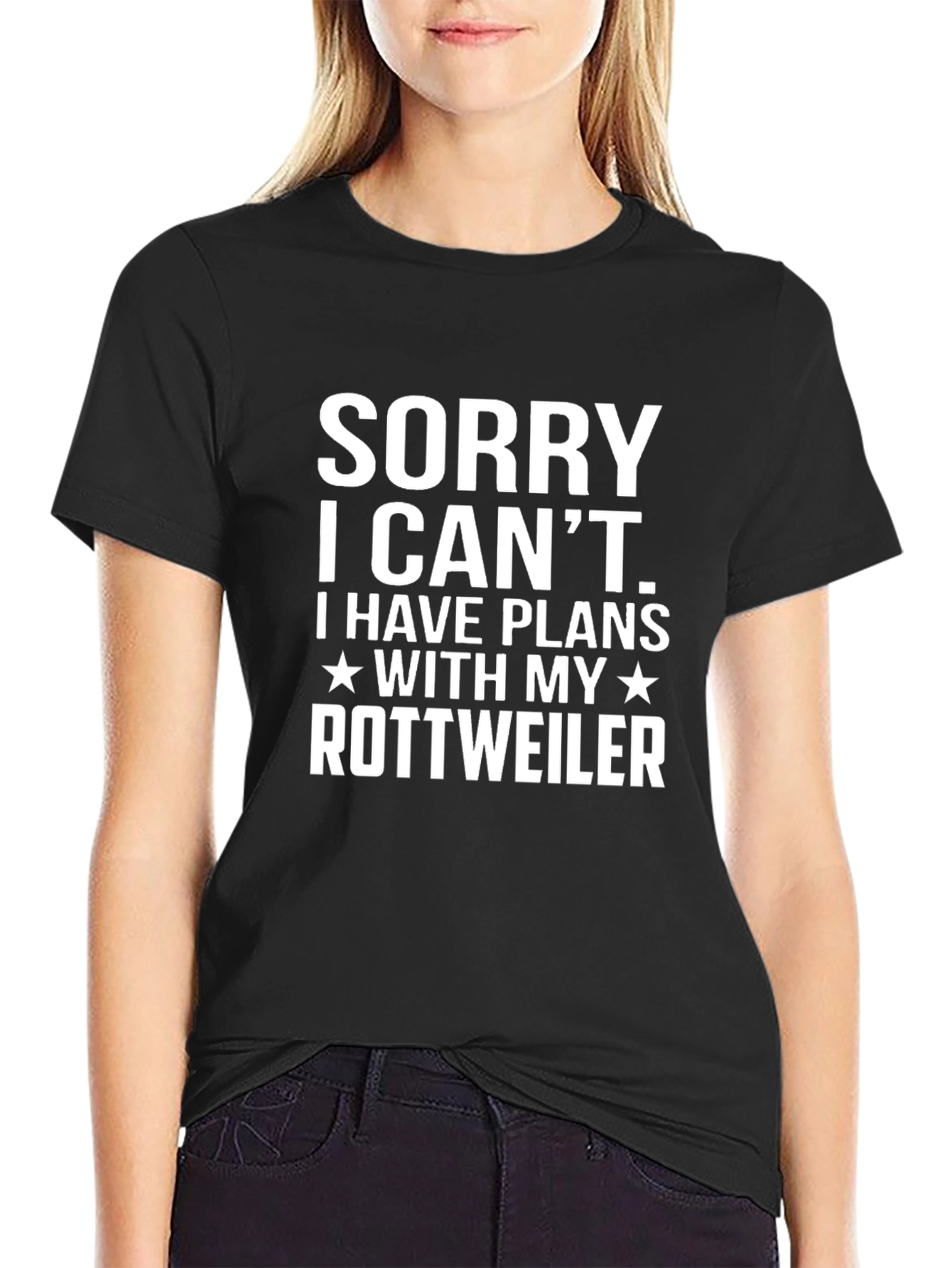Sorry I Cant Rottweiler T-Shirt