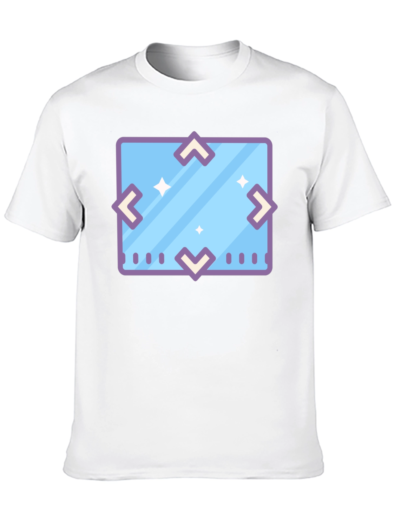 Geometric Icon Tee - Modern Graphic Print Shirt