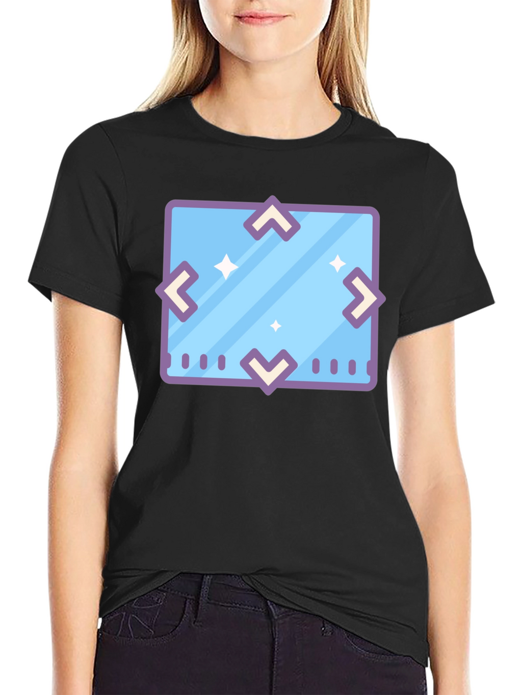 Geometric Icon Tee - Modern Graphic Print Shirt