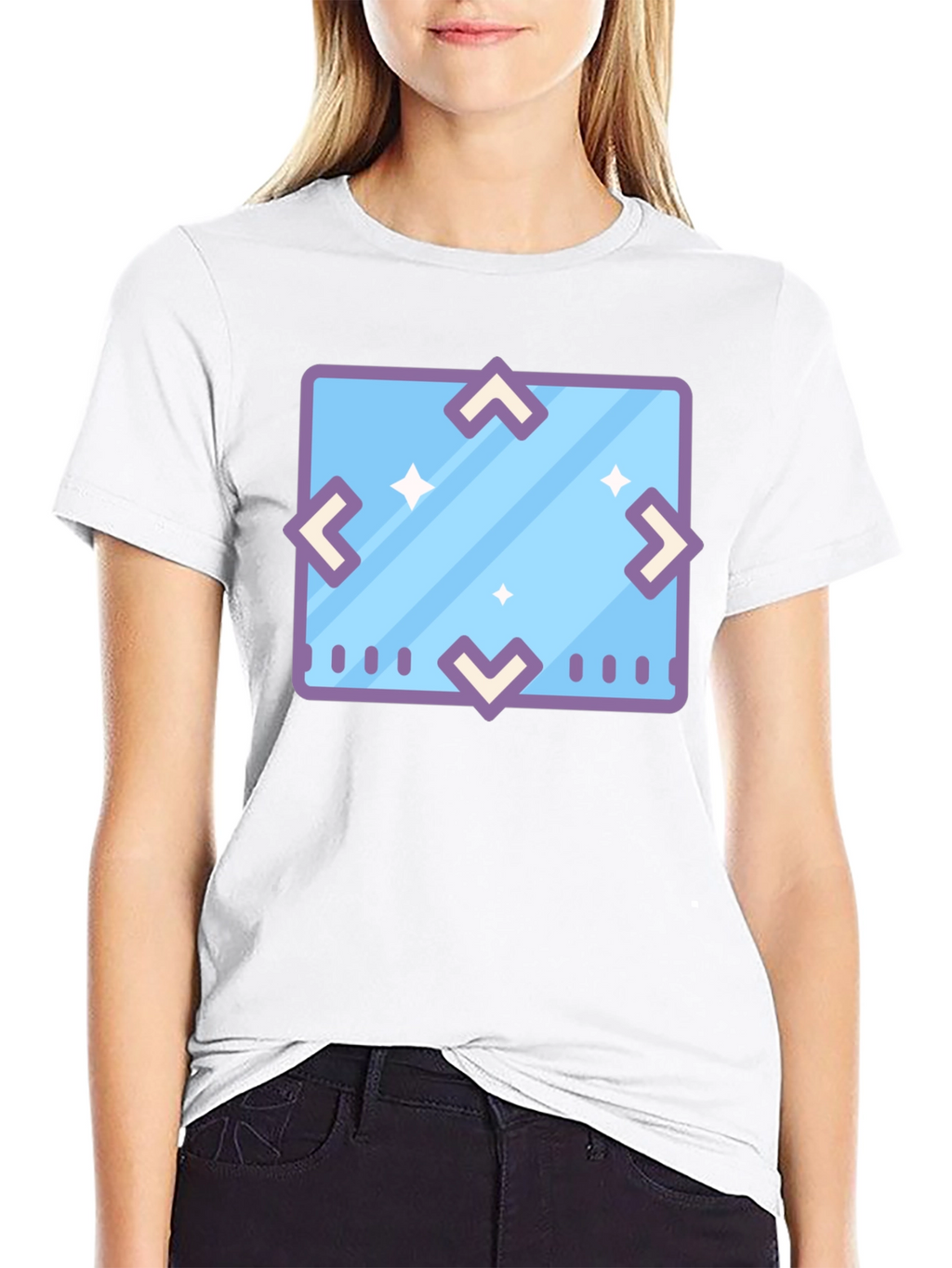 Geometric Icon Tee - Modern Graphic Print Shirt