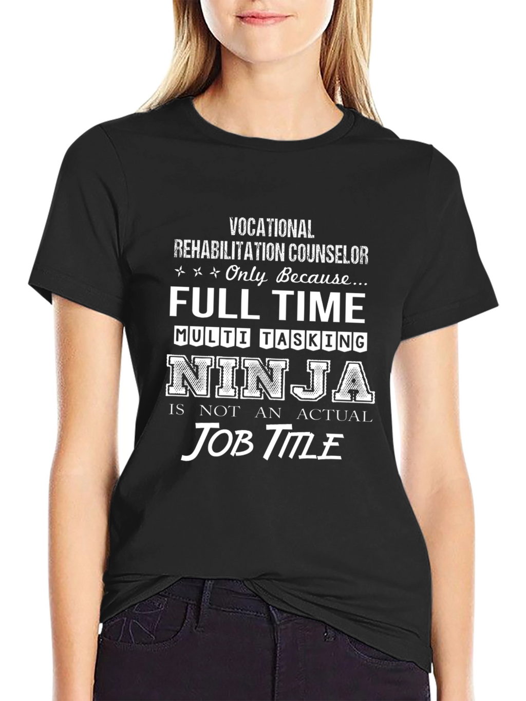 Vocational Rehab Counselor Ninja T-Shirt